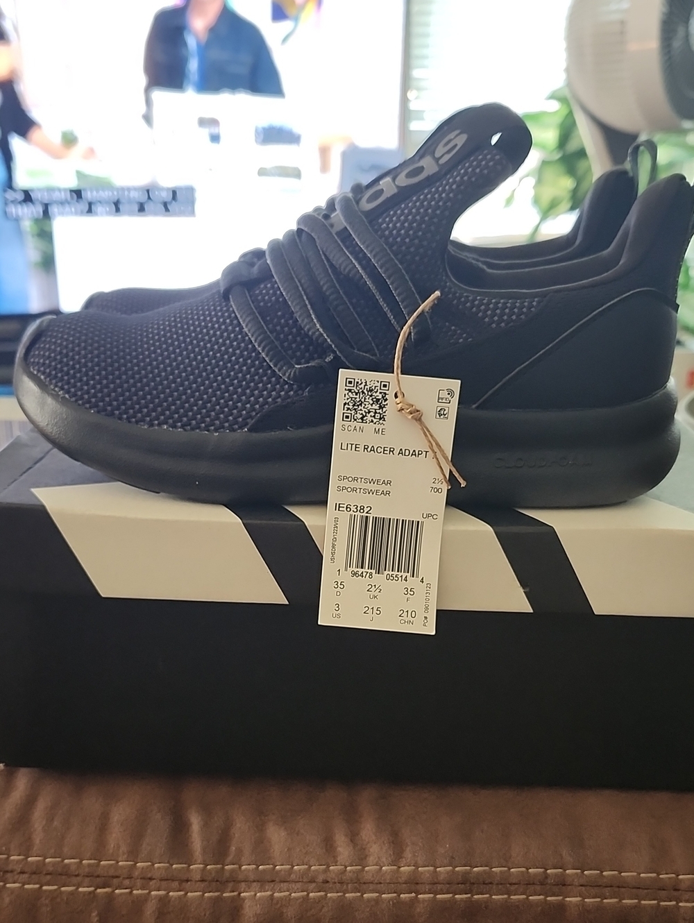 NWT! Kids Adidas Lite Racer Adapt 7.0 Sneakers; 3Y